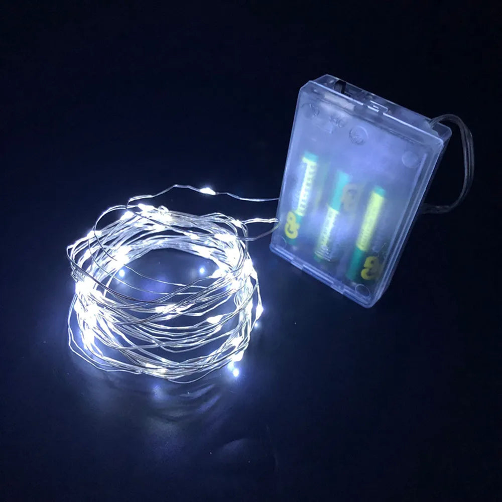 Copper wire string lights for party decoration