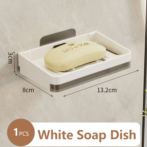 wall mount for soap dish and bathroom accessories - vue 15 sur 14