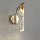 Decorative crystal LED wall light for modern interiors