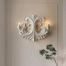 Retro embossed plaster wall light for original lighting