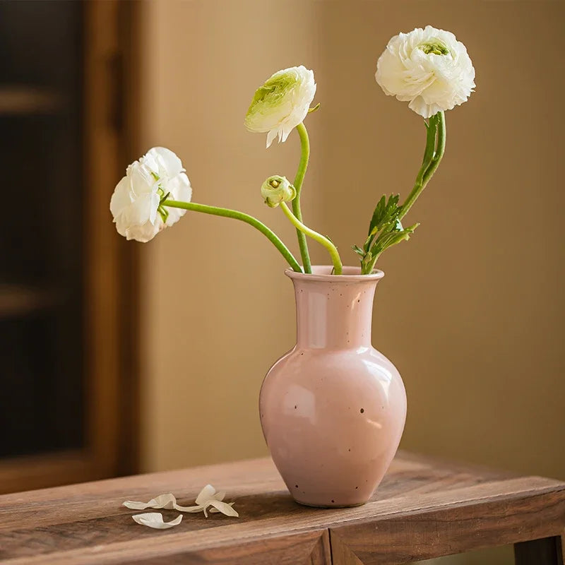 modern decorative ceramic vase for flowers and cacti