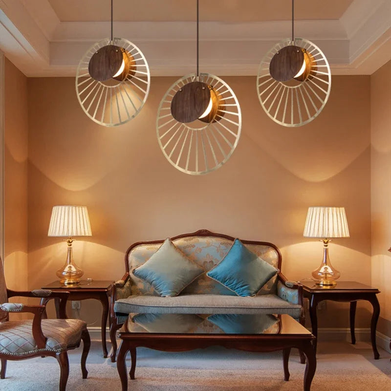 Decorative Nordic chandelier for interiors and cafés - vue 6 sur 7