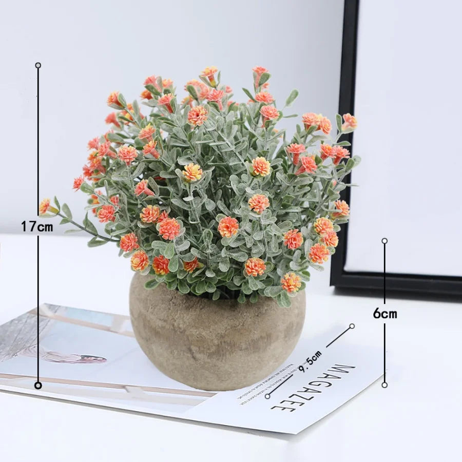 Artificial bonsai flowers for wedding and party decoration
