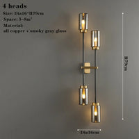 Copper wall light for elegant indoor lighting
