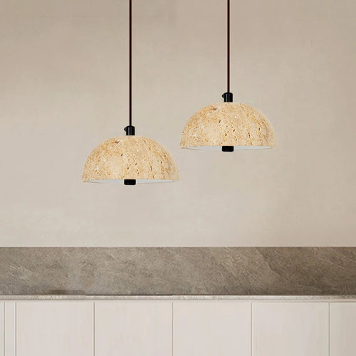 Natural LED pendant light for modern interior décor - vue 2 sur 6