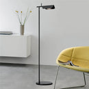 Minimalist nordic metal LED rotatable floor lamp