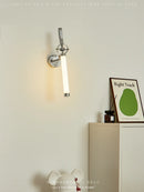 Nordic style industrial metal wall light with LED lampshade
