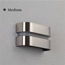 Modern waterproof stainless steel outdoor LED wall light