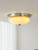 Retro medieval glass ceiling light for indoor lighting