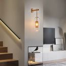 Nordic minimalist luxury glass wall light