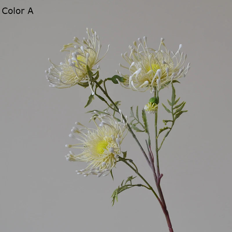Leucospermum artificial flowers for wedding decoration - vue 8 sur 10