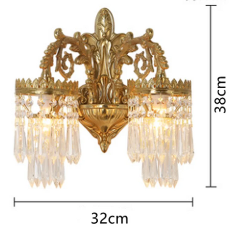 Copper wall light for modern interior decoration - vue 7 sur 7