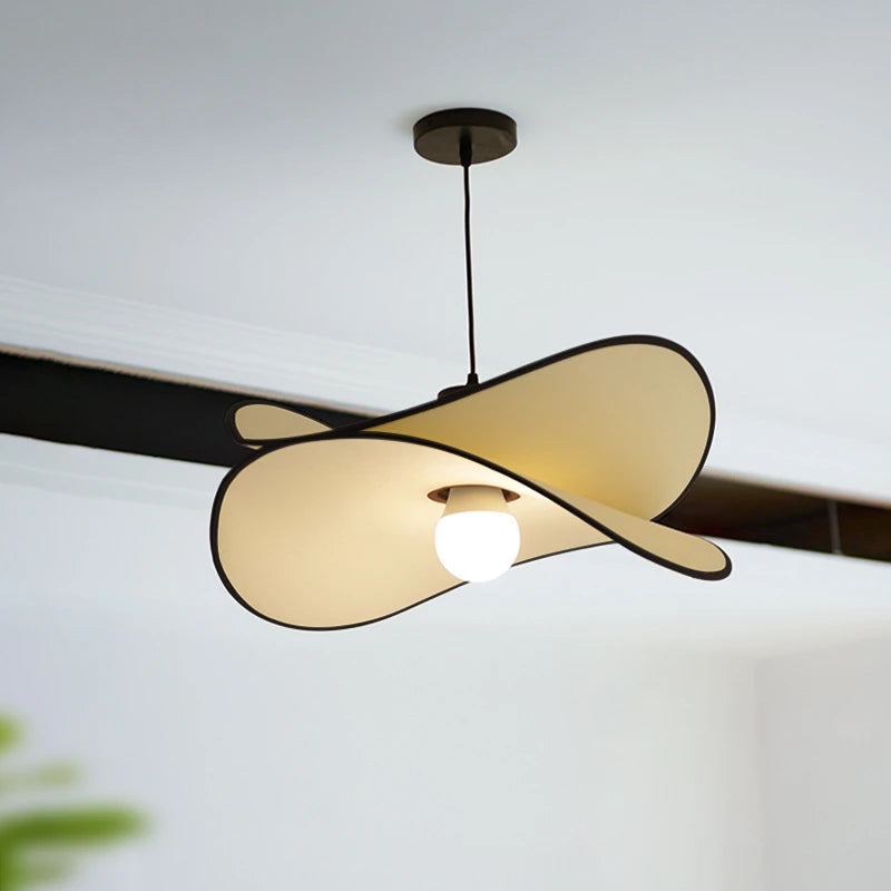 Retro fabric wabi-sabi chandelier for interior decoration