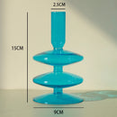 Vintage glass candle holder for weddings and romantic dinners