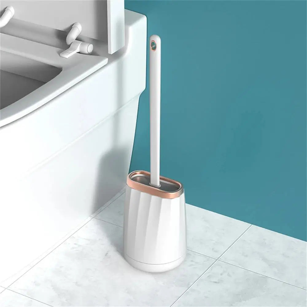 ensemble de brosses en silicone pour salle de bain sans coin mort - vue 7 sur 9