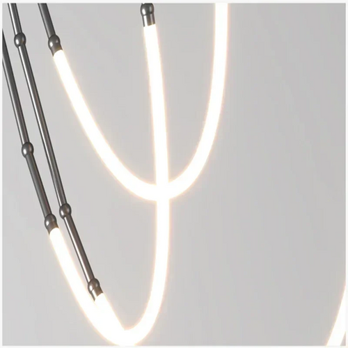 Modern LED pendant light for stylish and elegant interior decor - vue 6 sur 12