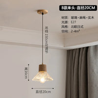 Nordic Japanese three-head creative design indoor pendant light