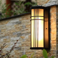 Vintage waterproof glass outdoor wall light