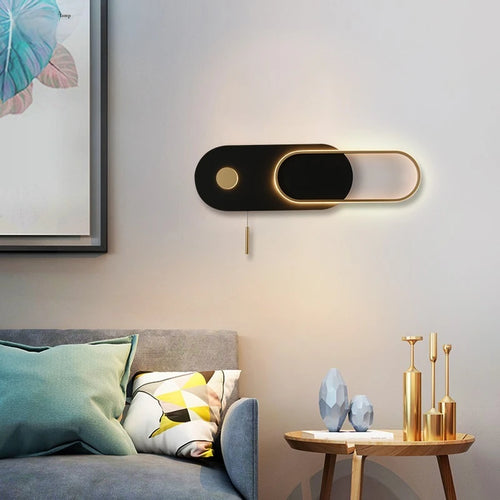 Modern LED wall light for hotel and home lighting - vue 4 sur 12