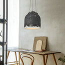 Designer wabi sabi LED pendant light for dining room, kitchen or bar