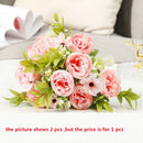 Artificial peony bouquet for weddings and festive decor