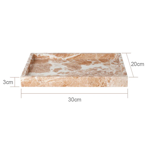 natural marble bathroom accessory set - vue 13 sur 17