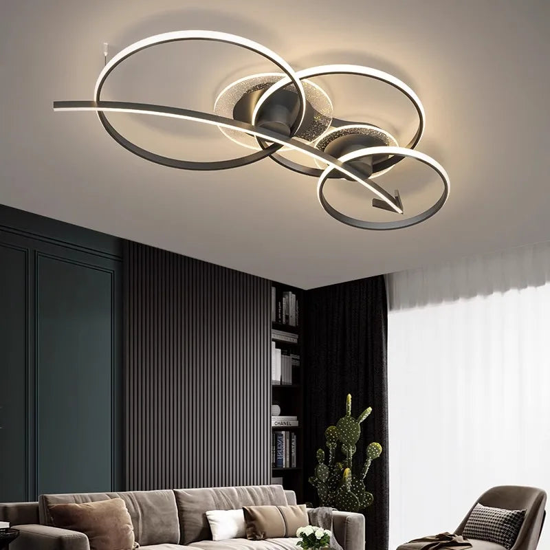 Smart nordic ceiling light for modern indoor lighting