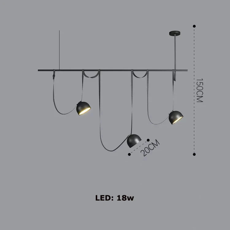 Artistic dimmable chandelier for modern interior decor - vue 10 sur 14