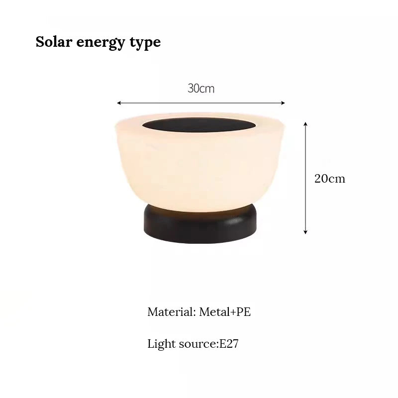 Modern solar garden lights for villa outdoor spaces - vue 12 sur 12