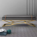 Nordic design bench for decoration and elegant storage