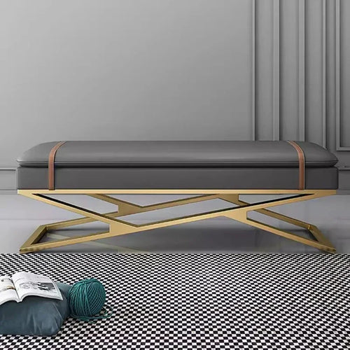 Nordic design bench for decoration and elegant storage - vue 2 sur 10
