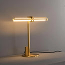 Modern crystal LED desk lamp minimalist for reading and work
