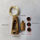Set of 10 cork LED bottle string lights for decoration and DIY
