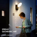 Modern waterproof outdoor LED wall light