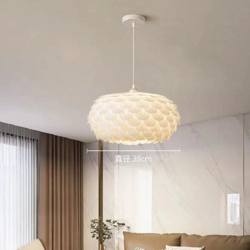 Creative warm light modern designer chandelier for girls' bedroom - vue 10 sur 10