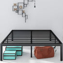 Metal ceiling light with underbed storage 41 cm