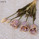 Large baroque silicone tulips luxury decoration for events