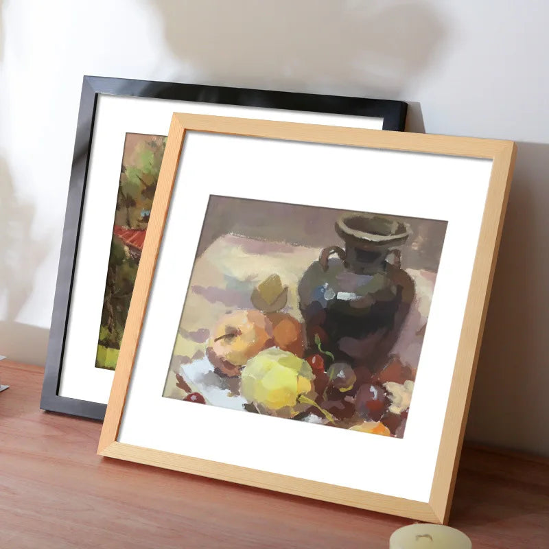 Wooden hanging photo frame for interior decoration
