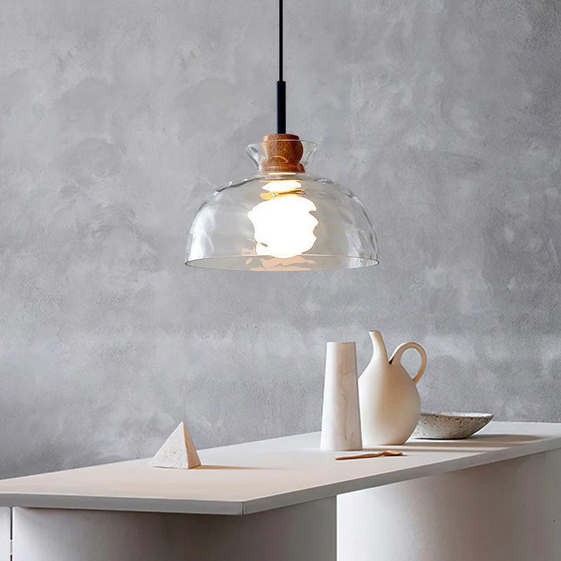 Creative retro glass nordic pendant light