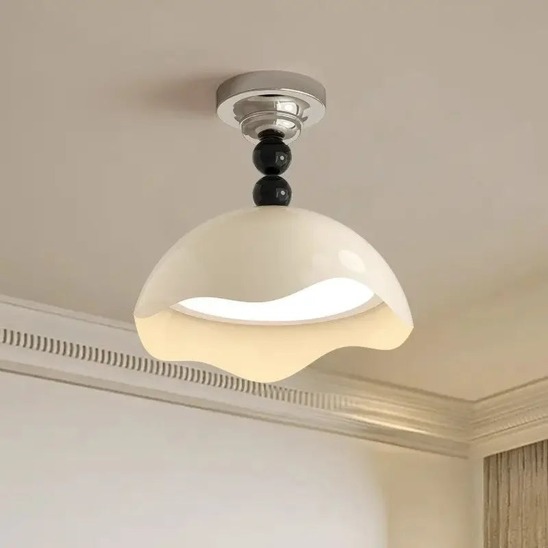Creative nordic LED ceiling light with remote control and adjustable brightness