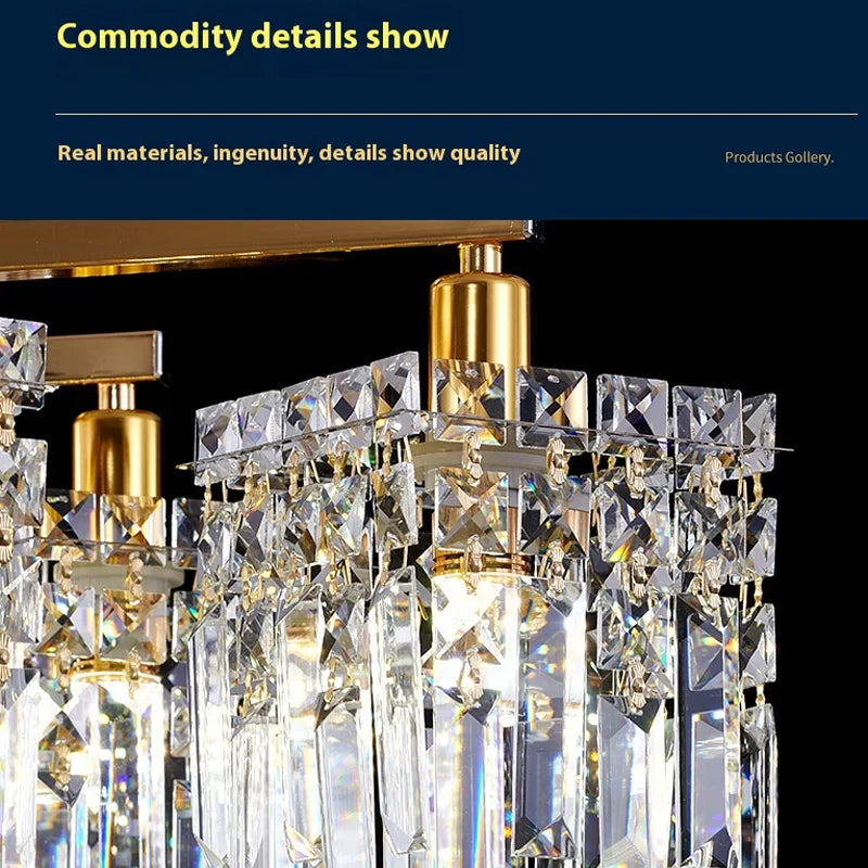 Luxury crystal lamp for elegant modern interiors - vue 5 sur 14