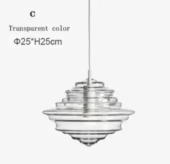 Vintage industrial glass pendant light for artistic lighting - vue 15 sur 15