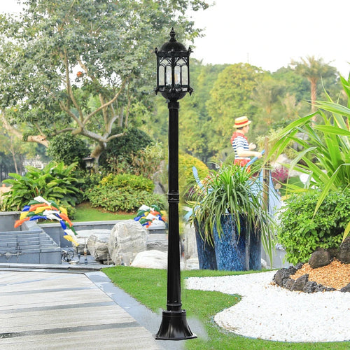 Waterproof cast aluminium garden lamp for outdoor and landscape use - vue 8 sur 8