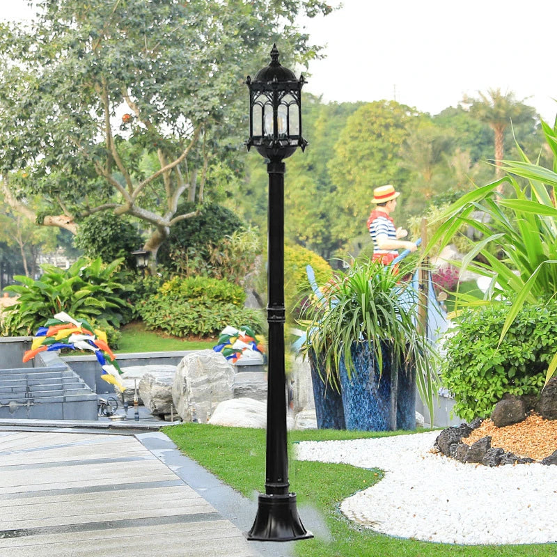 Waterproof cast aluminium garden lamp for outdoor and landscape use - vue 8 sur 8