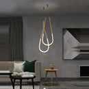 Art deco LED pendant chandelier