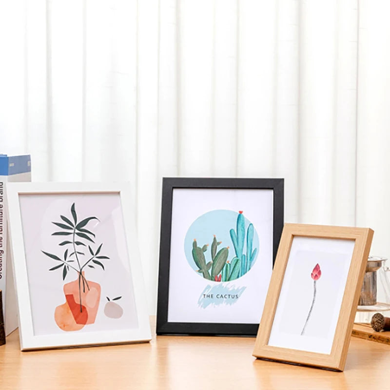 Hanging wooden photo frame for decoration and gifts - vue 6 sur 18