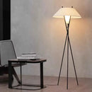 Modern LED floor lamp with foot switch for home decor