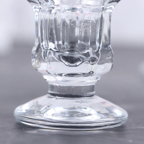 Crystal glass candle holder for weddings and home decor - vue 6 sur 9