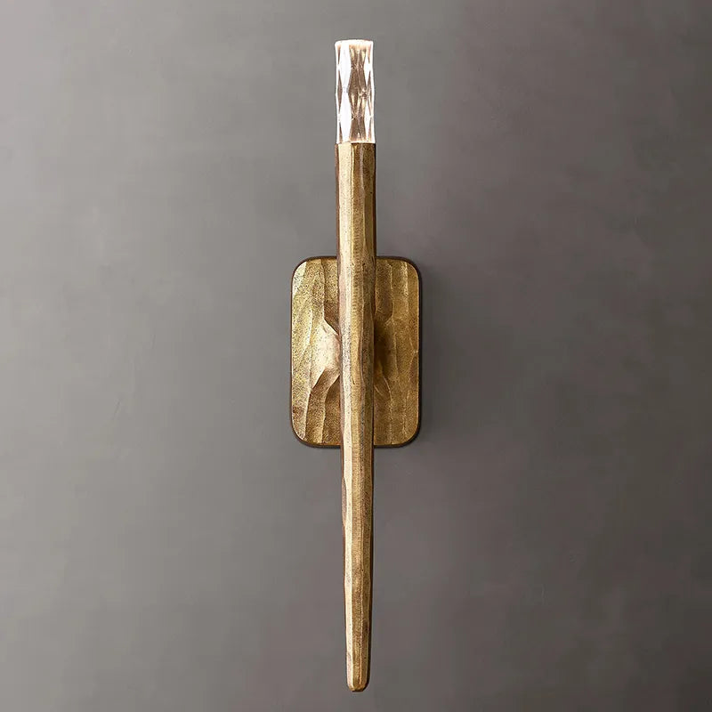 Rh brass creative wall lamp for living room, staircase, entryway or bedroom