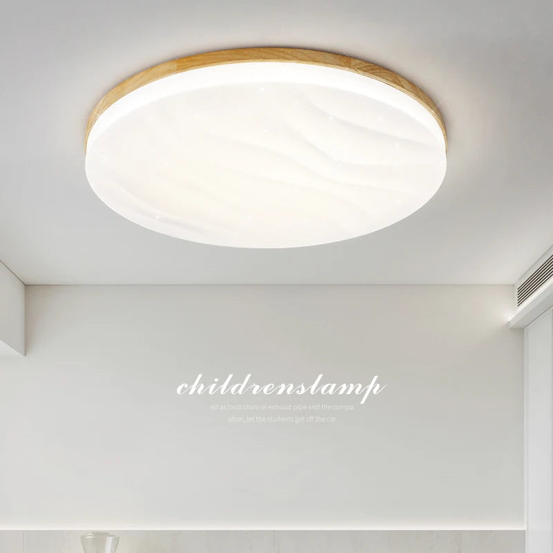 Modern wooden ceiling light for stylish and elegant interiors